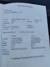 motorboot mit trailer Mit Zwei Volvo Pentax Motoren. 136PS