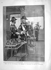 Original alter antiker Druck