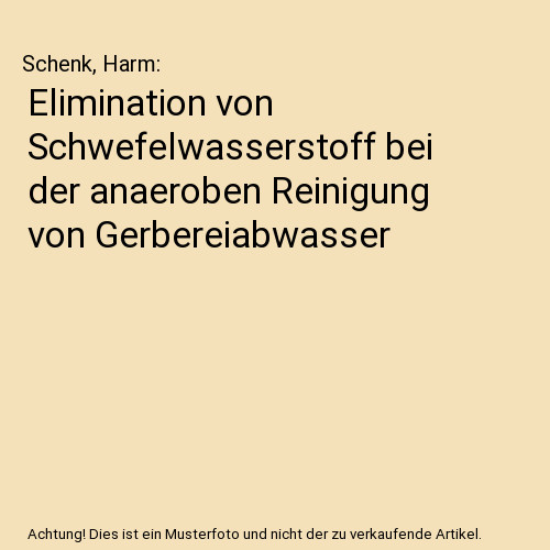 Elimination von