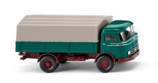 Wiking 043403 Pritschen-Lkw (MB LP 321) -opalgrün 1:87 NEU OVP--