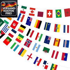 Wimpelkette 48 Länderflaggen