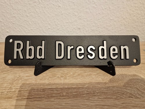 Direktionsschild rbd dresden - direktionsschild,