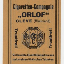 Kleve Cigaretten Compagnie