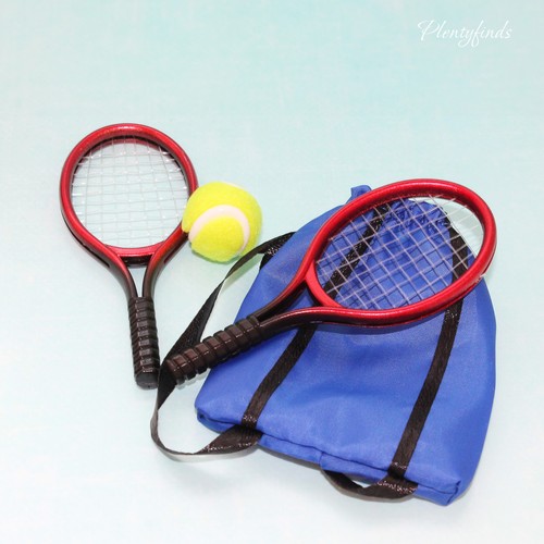 Miniatur tennis set - miniatur, tennis-set