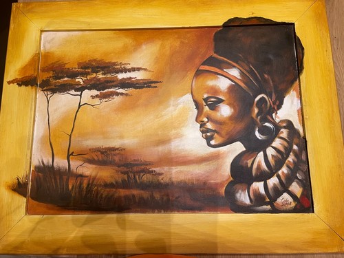 Afrikanische frau kunst - afrikanische,