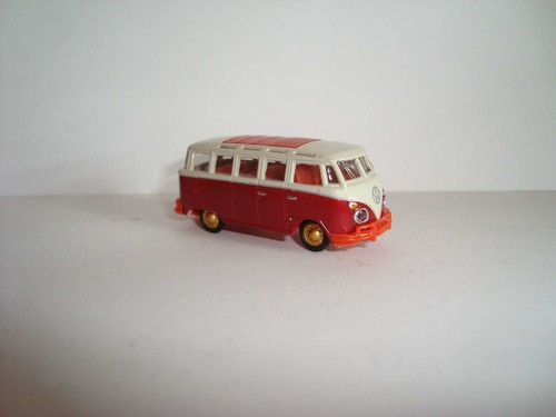 Auto bulli weiß weinrot - auto-h0_vw, bulli_weiß-weinrot