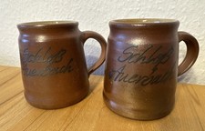 2x alter Keramik Ton-Krug