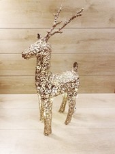 Weihnachtsrentier 70cm Gold