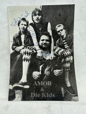 DDR Autogrammkarte - DDR - Gruppe " AMOR & Die Kids  " /Originale Autogramme