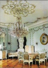 Ak Lancut (Polen), Schloßmuseum - Sitzecke um 1971