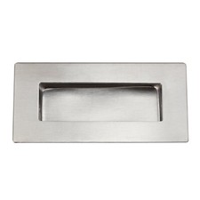 Griffmulde Muldengriff 102x52mm Edelstahl Muschelgriff Möbelgriff Griffmuschel