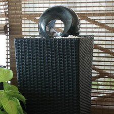 Zimmerbrunnen Granit mit LED