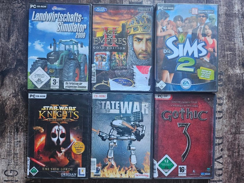Spiele sammlung konvolut - pc, sammlung/konvolut