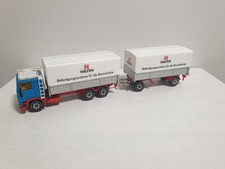 Siku 3115 Volvo F12 LKW  Werbemodell HALFEN Bauindustrie m. Anhänger Modellauto 