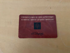 Zertifikat Der Echtheit S.T