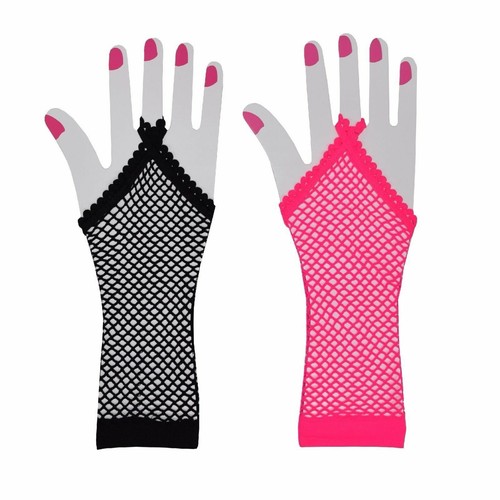 Paar netz handschuhe stulpen - 1,