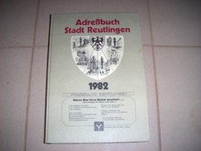 Adressbuch Stadt Reutlingen