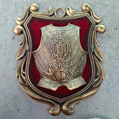 Wandschild wappenform - wandschild,