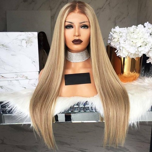 Damen lang perücken - lang, blonde