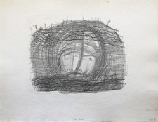 Gerhard Altenbourg Lithographie „Wurzel-Meduse“ nummeriert II/VIII signiert