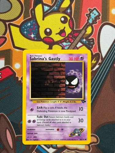 Sabrina gastly 132 gym - sabrina's,