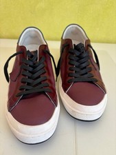 PHILIPPE MODEL, Herren Sneaker, Glattleder, Bordeaux, Größe 44