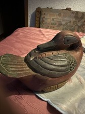 Alte geschnitzte Holzfigur -