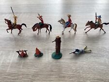 Figuren Konvolut MERTEN 4cm HP WILDWEST INDIANERLAGER, COWBOYREITER