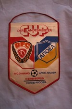 Fußb.Wimpel DDR OL vom BFC