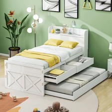 Einzelbett Massivholzbett
