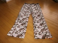 Damen Skihose Snowboardhose Clima Tex Camouflage braun rosa weiß Gr. M