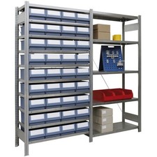 Magazinregal, 10 Böden, 36