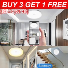 LED Deckenleuchte PIR Bewegungssensor Licht Badezimmer Küche WohnzimmerWandlampe