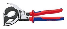 Knipex Kabelschneider Ratsche 320 mm brüniert 2-Komponenten-Hülle - 95 32 320