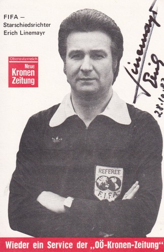 Autogramm erich linemayr - autogramm,