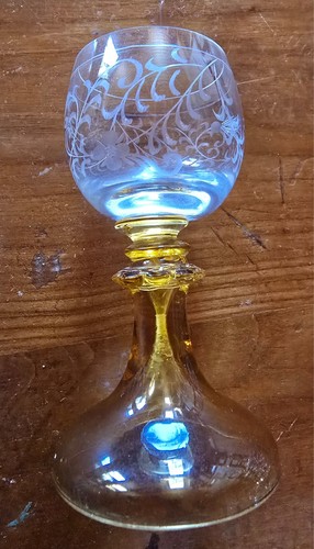Vintage weinglas kristall - vintage,