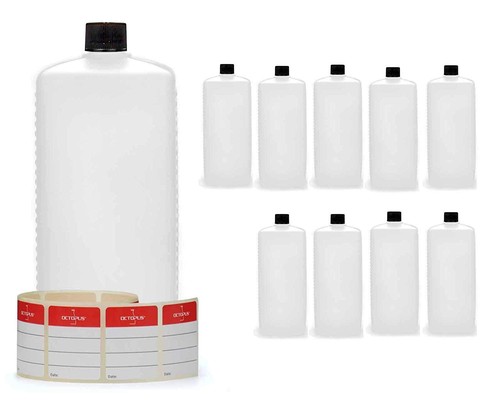 10x leere plastikflaschen - 10x,