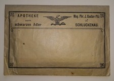 Schluckenau Sohland Apotheke zum Schwarzen Adler Mag.Phr.J.Gustav Pilz Umschlag