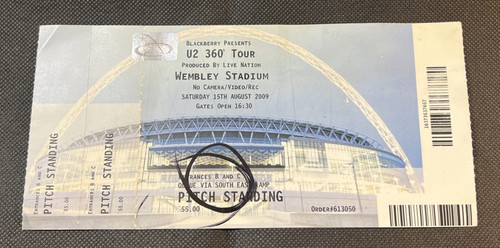 Wembley 2009 360 tour - tour, used
