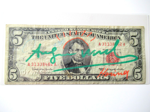 Warhol haring echte 5 - b), a.warhol*k.haring: