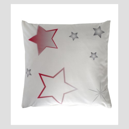 Stars kissenhülle 40x40cm rot - stars,