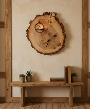 Wanduhr Kaminuhr Holzuhr