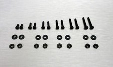 Schwarze Phono Schrauben Set