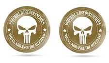 2x Punisher Totenkopf