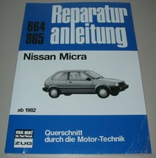 Reparaturanleitung Nissan Micra K 10 ab 1982 Motor Getriebe Elektrik Bremsen NEU