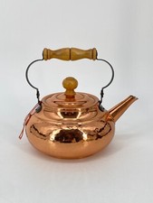 * STÖCKLI NETSTAL KUPFER KESSEL TEE KANNE EMBLEM VINTAGE SCHWEIZ SWISS