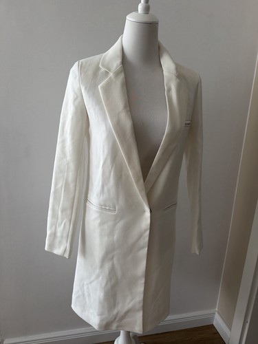 Damen longblazer creme weiß - longblazer,