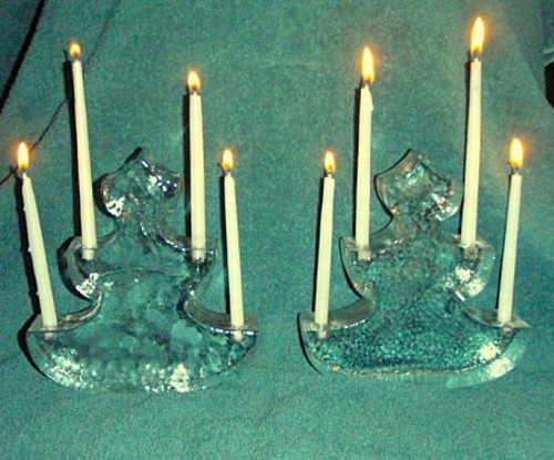 Vtg heavy glass christmas - vtg,