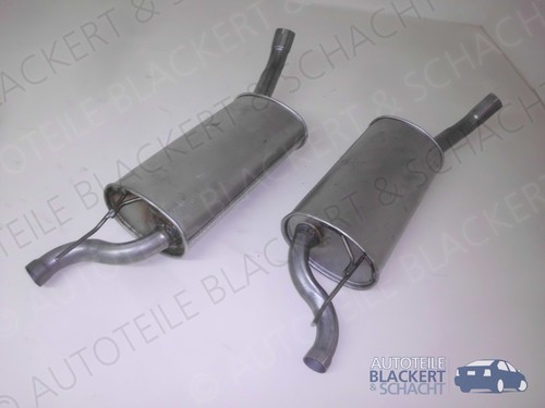 Auspuffset endtopf links - endtopf,