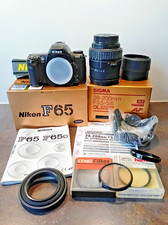 Nikon F65 analoge Spiegelreflexkamera, Sigma Objektiv und Zubehör, OVP, Handbuch